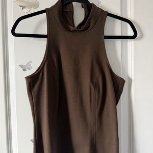 Bardot Chocolate Brown Tank Top